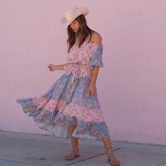 spell juniper tiered gown